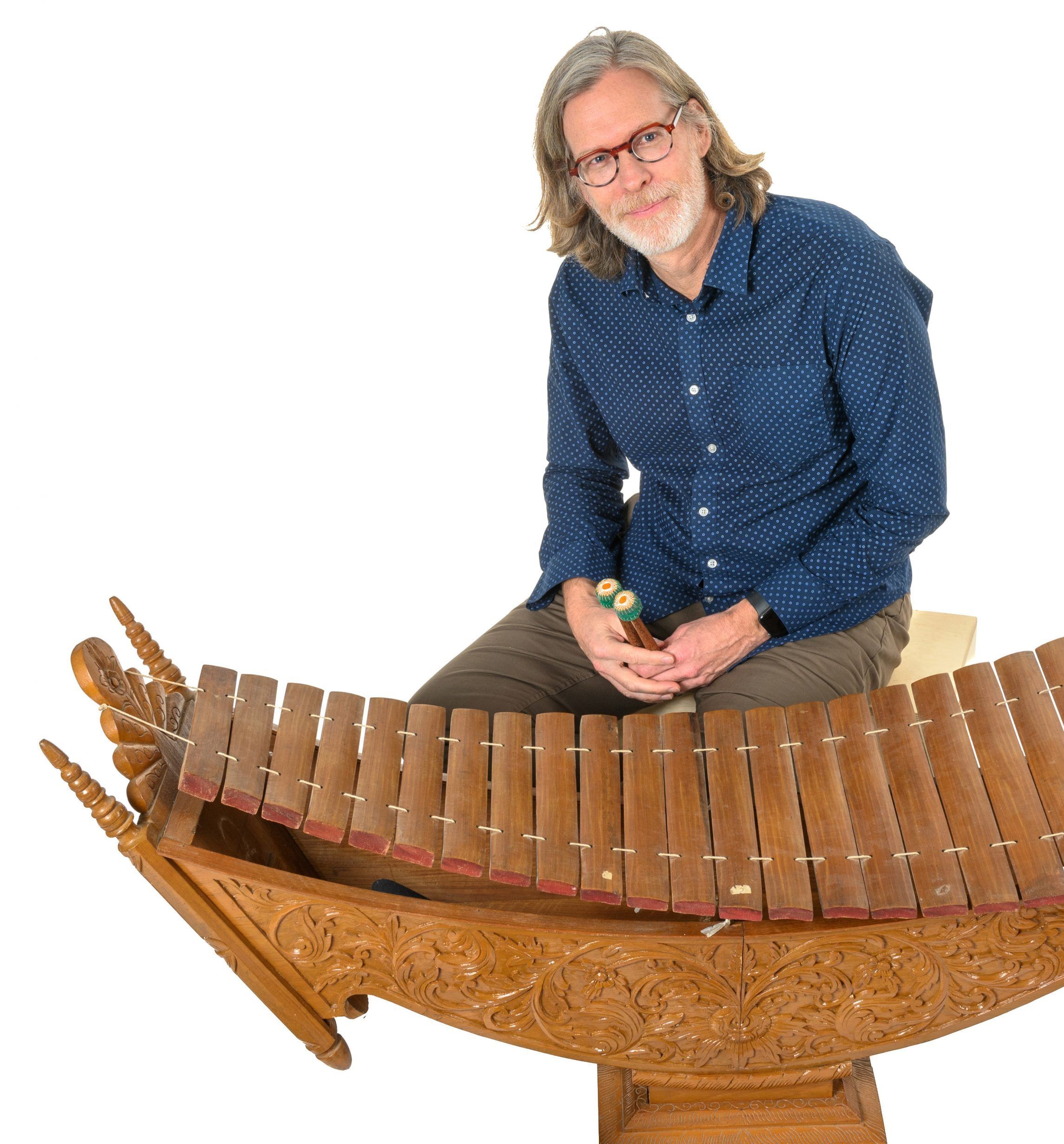 Dr. Gavin Douglas and a Southeast Asian instrument