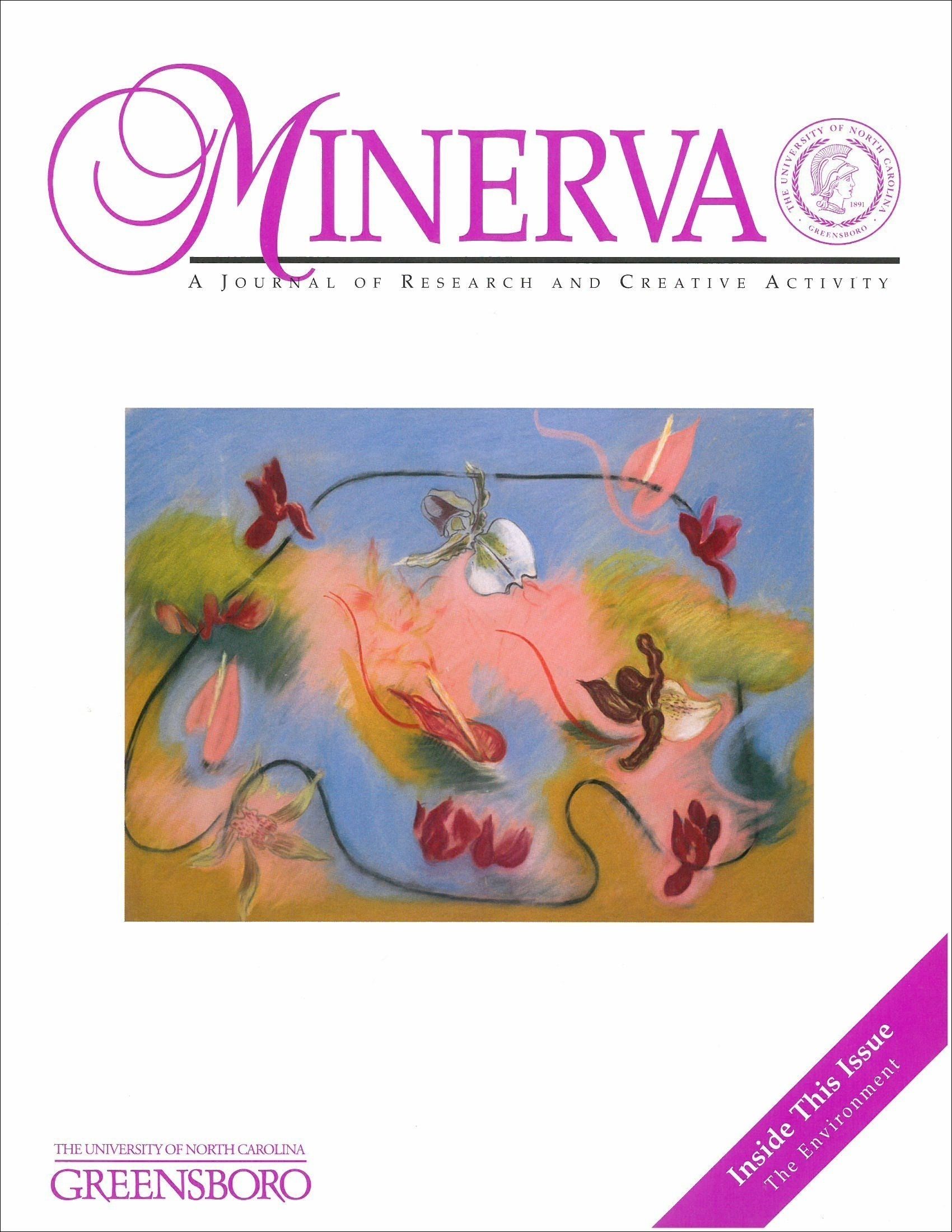 Cover of UNCG's Minerva Summer 1998 issue