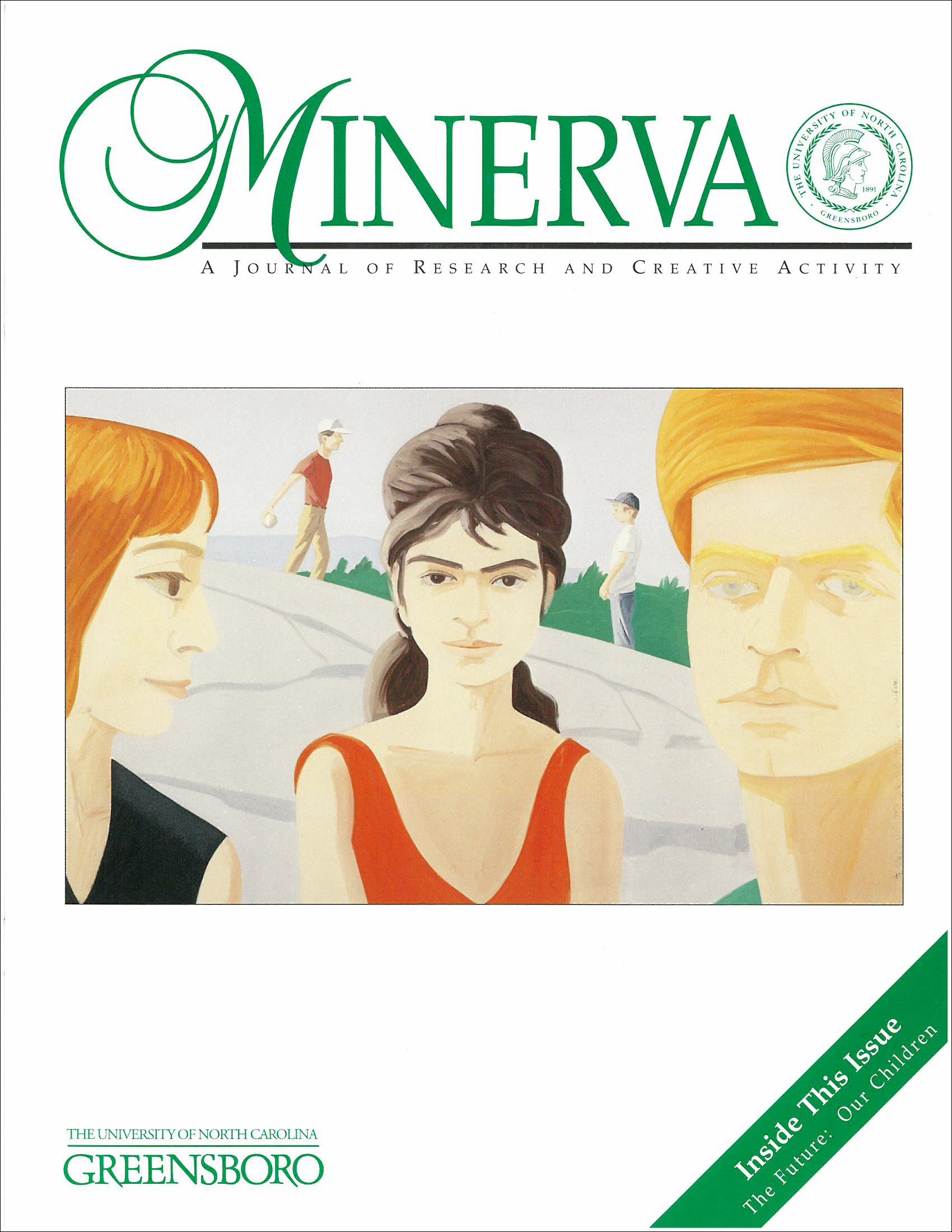 Cover of UNCG's Minerva Summer 1999 issue