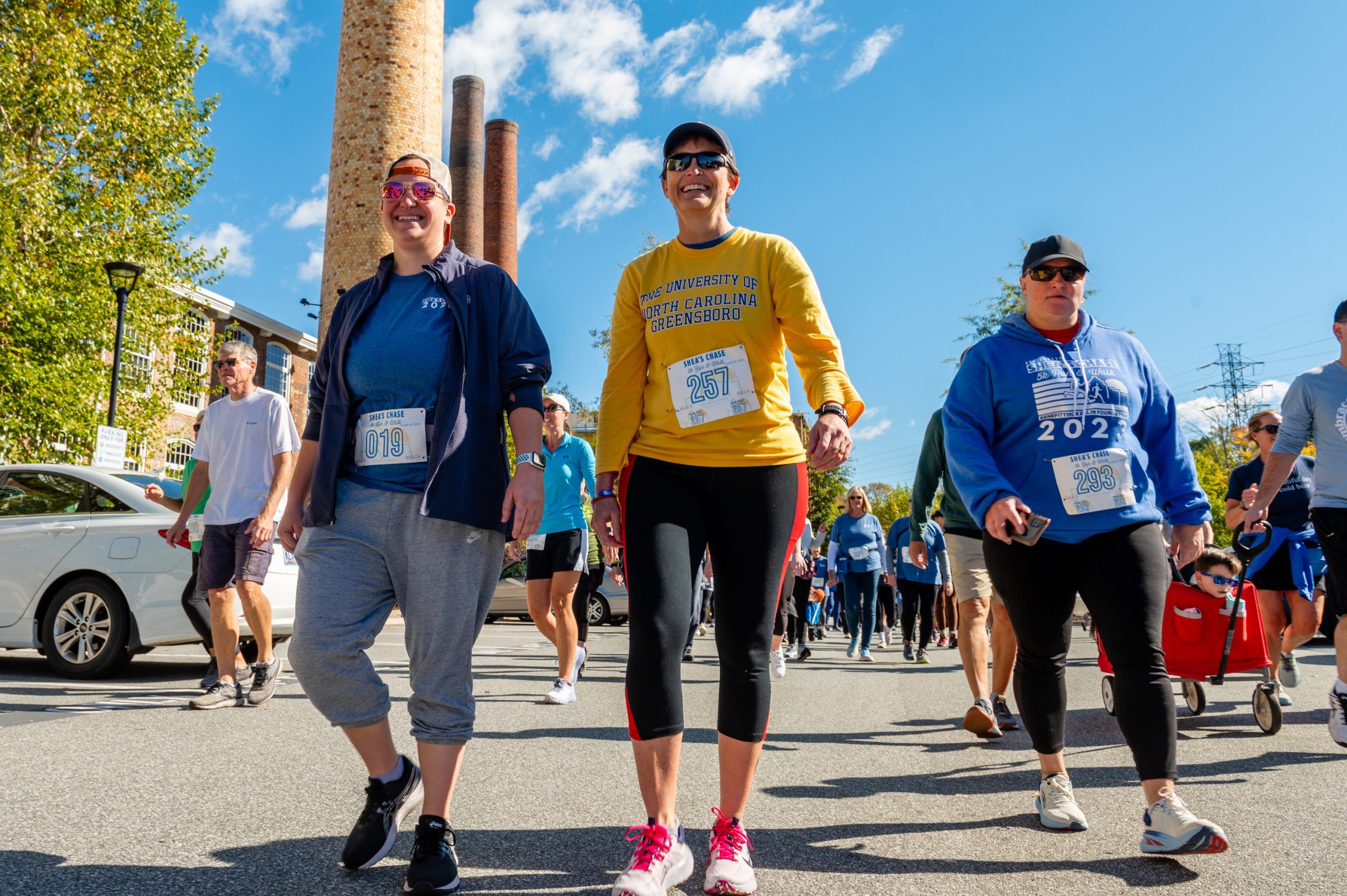 bMembers of the NC Enhanced Mobile Crisis unit at a run for mental health