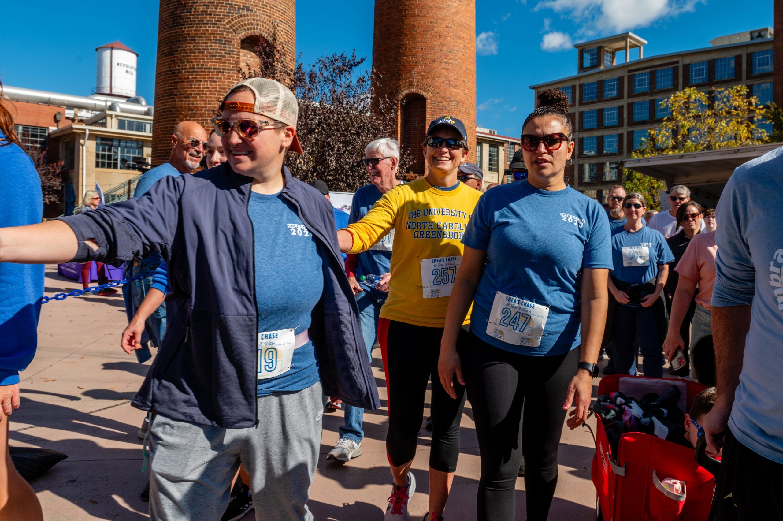 Members of NC Enhanced Mobile Crisis team waiting for the 5K to start