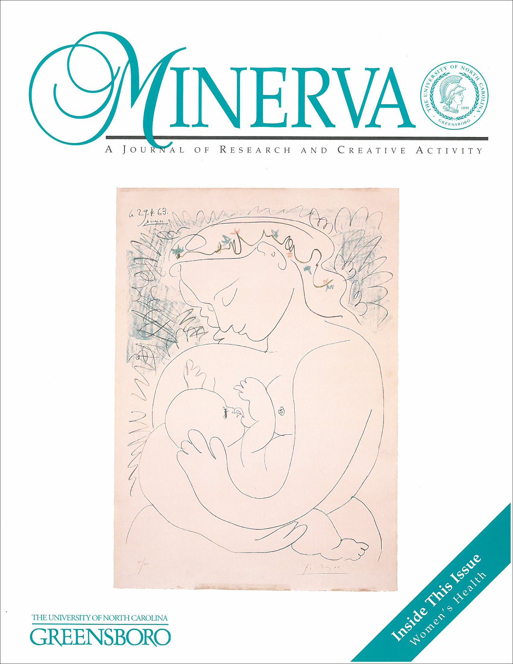 Cover of UNCG's Minerva Fall 1997 issue