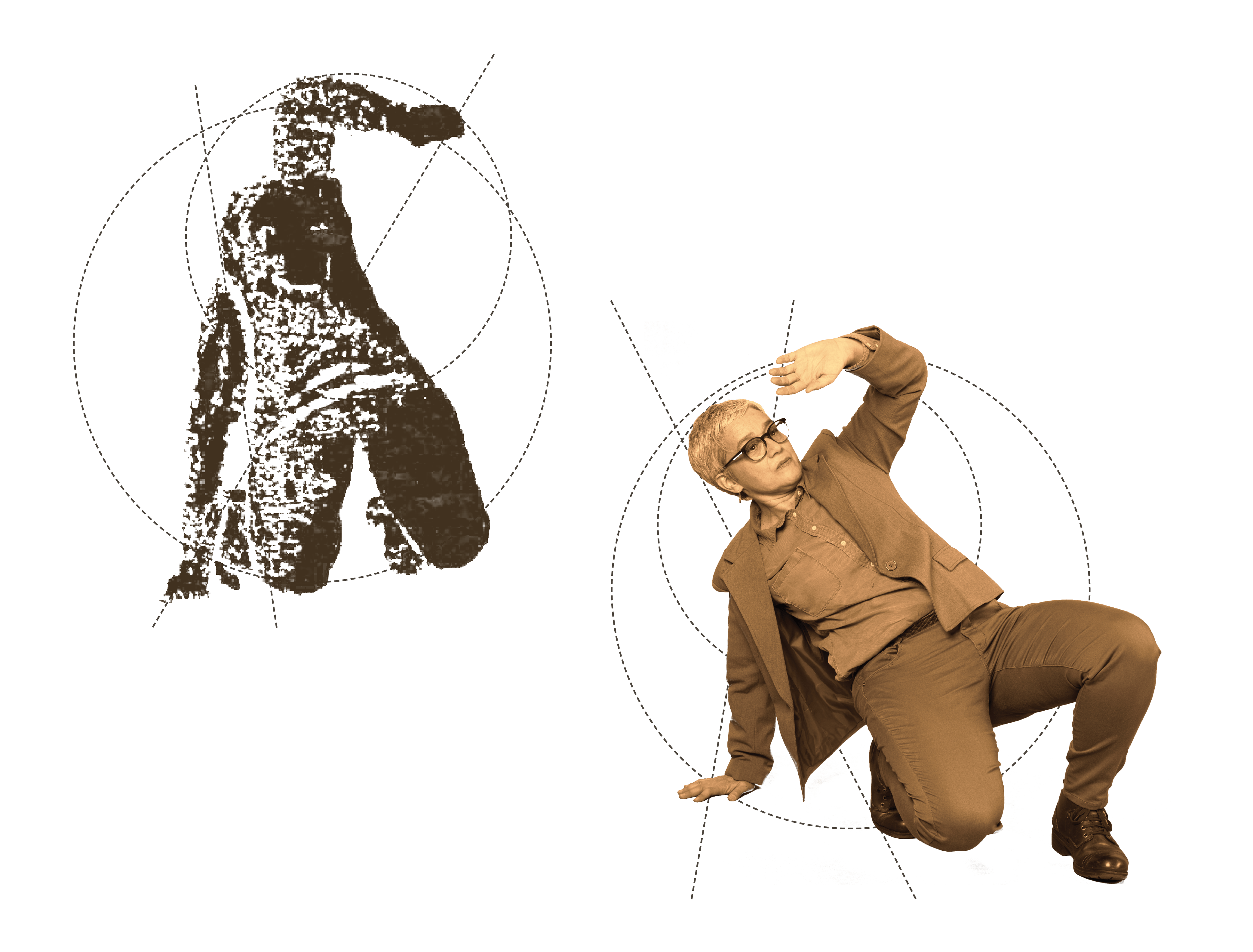 Höfling reenacts moves from a manuscript created by Mestre Vicente Pastinha.