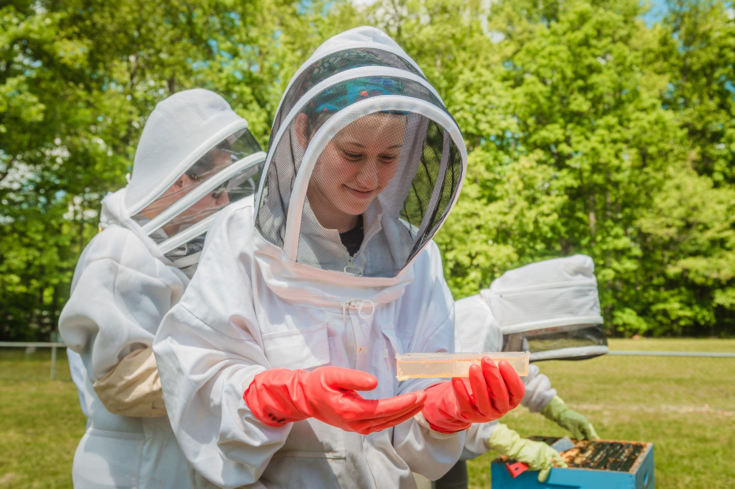 Kaise Raymann examining probiotics