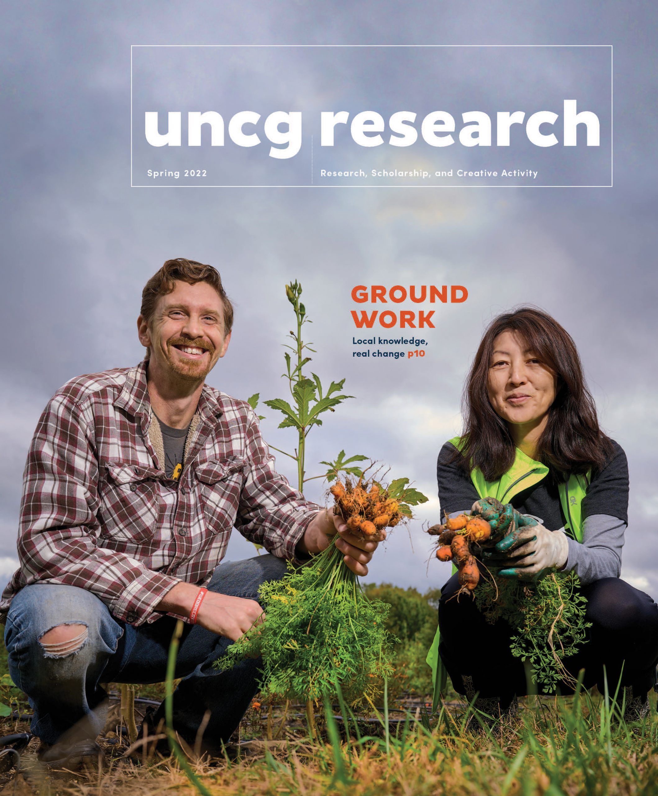 Cover of UNCG's Spring 2022 Research Magazine