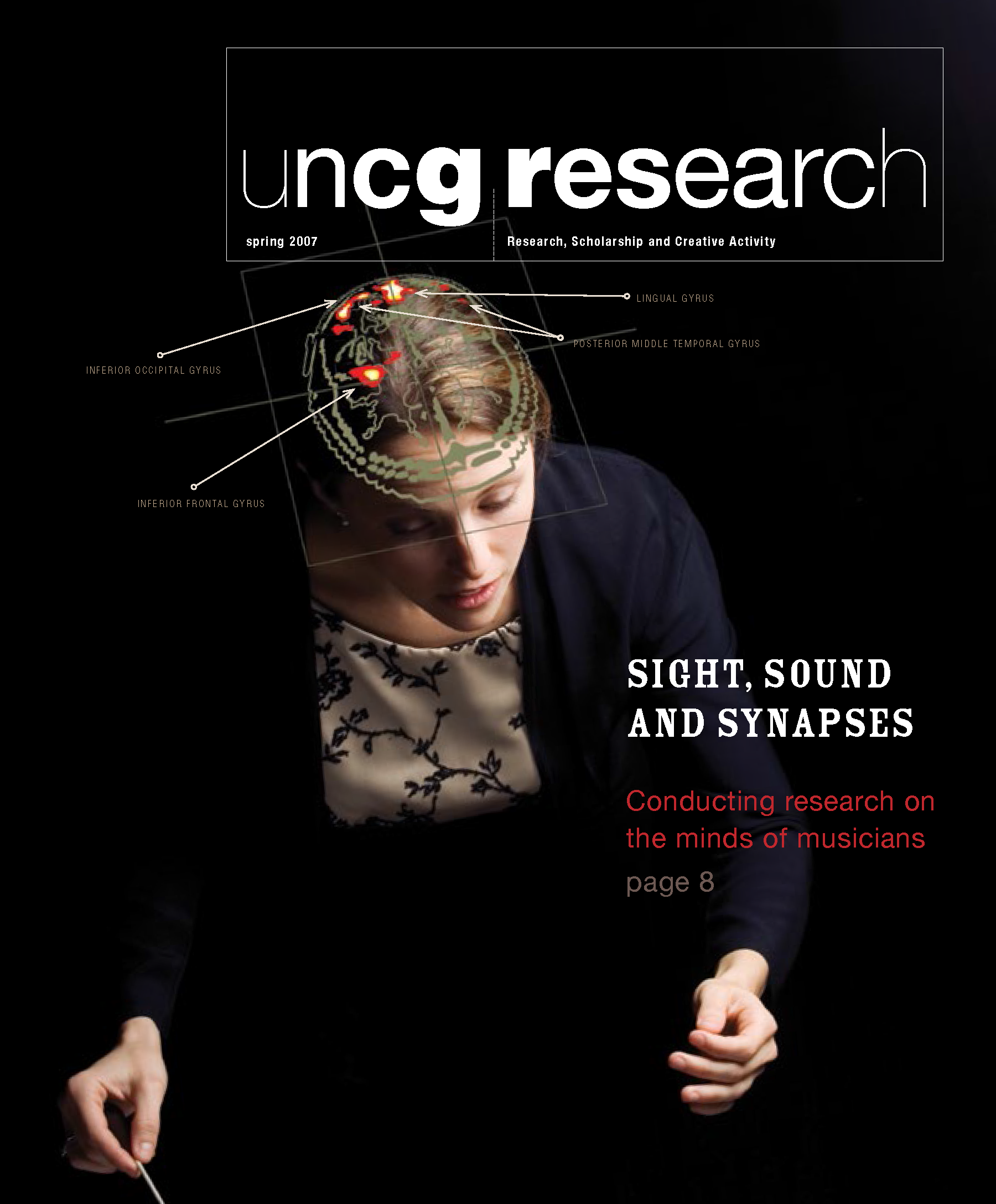 Cover of UNCG's Spring 2007 Research Magazine
