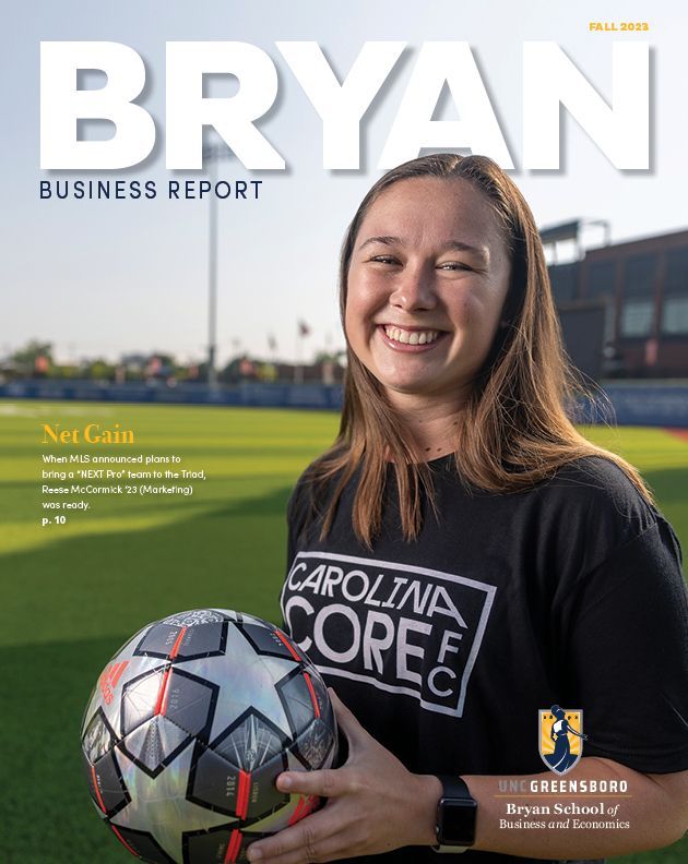 Cover of the Fall 2023 edition of the Bryan Business Report