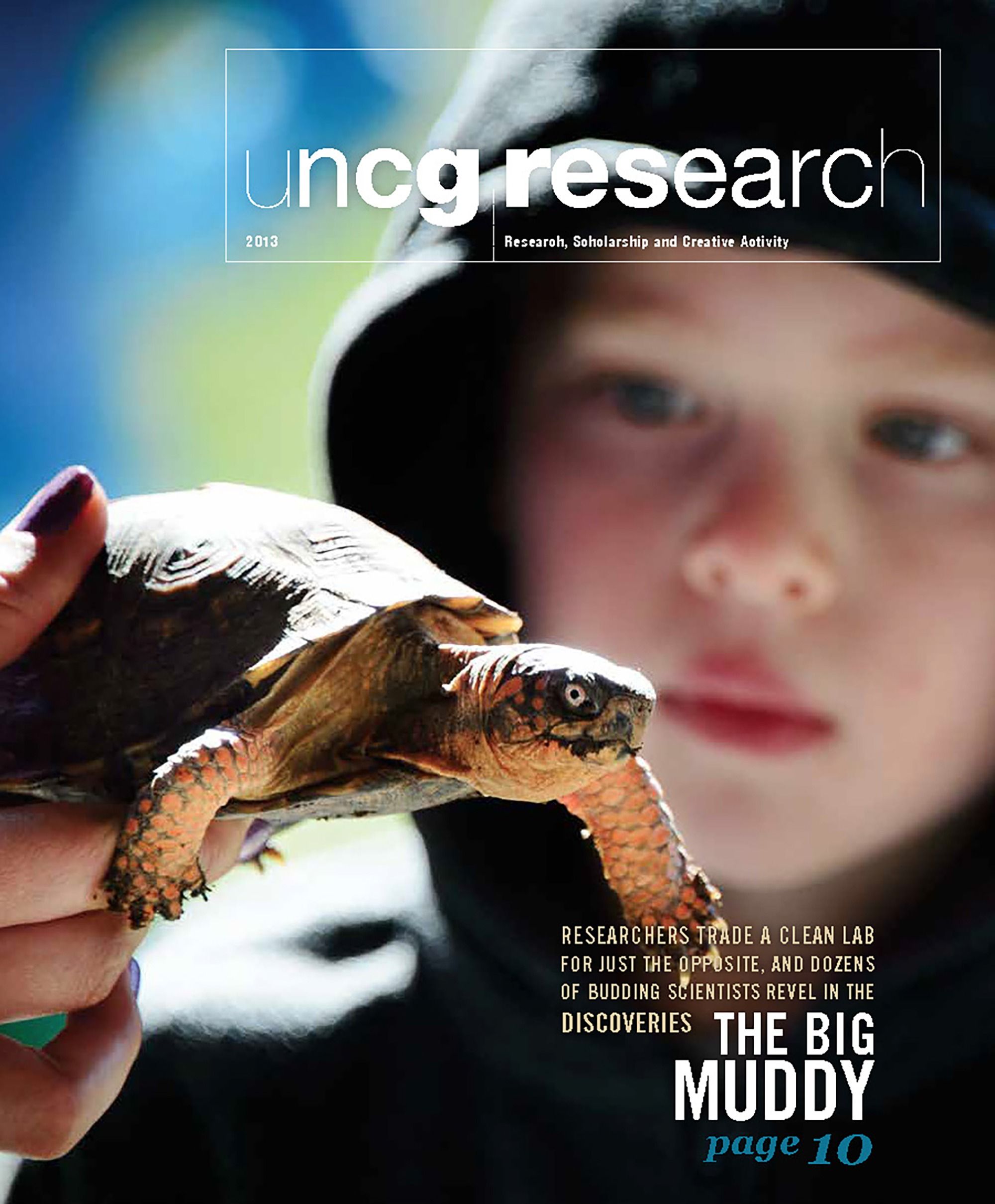 Cover of UNCG's 2013 Research Magazine