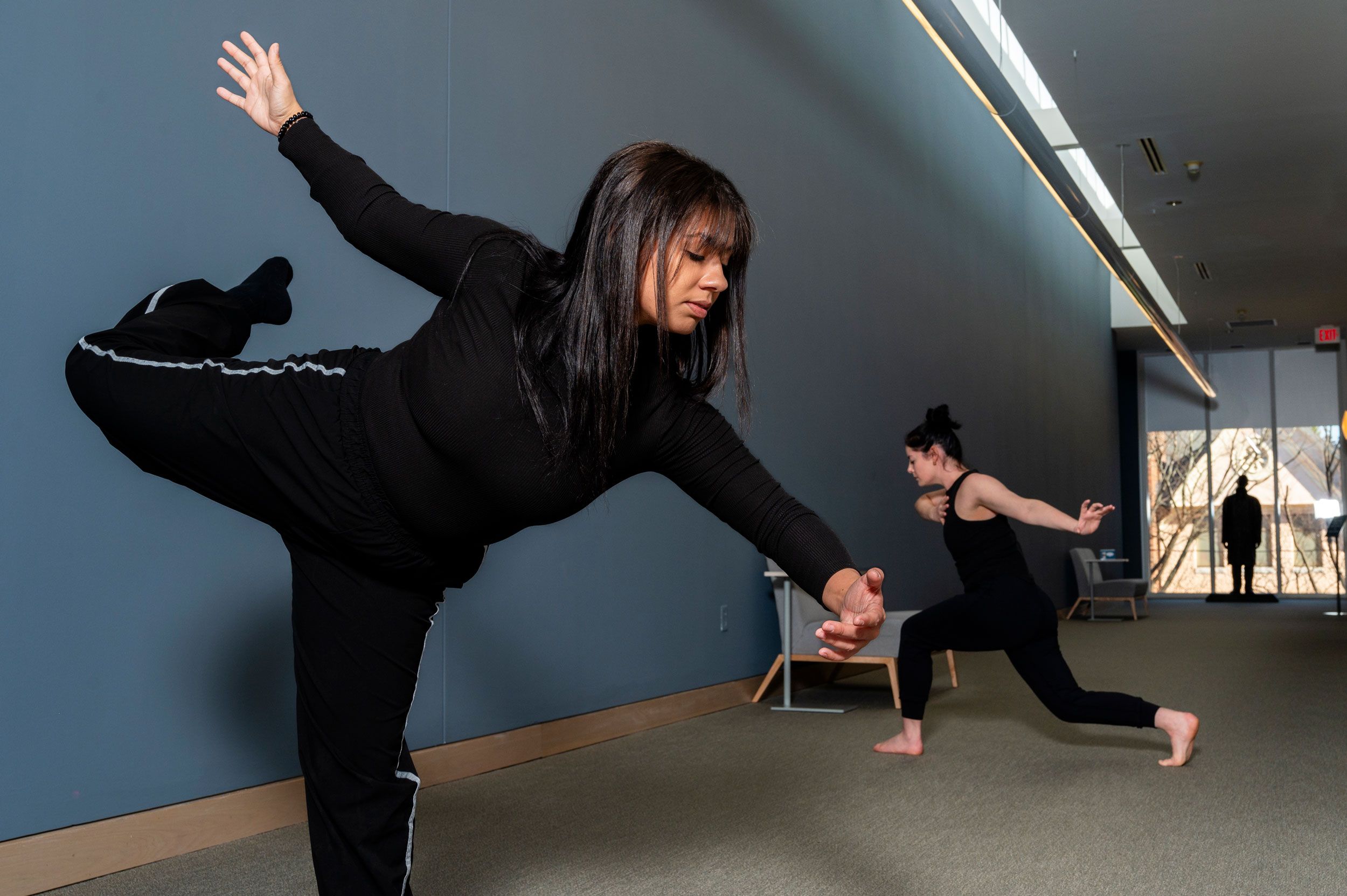 Liza Anderson and Tiffany Moss Hale dancing