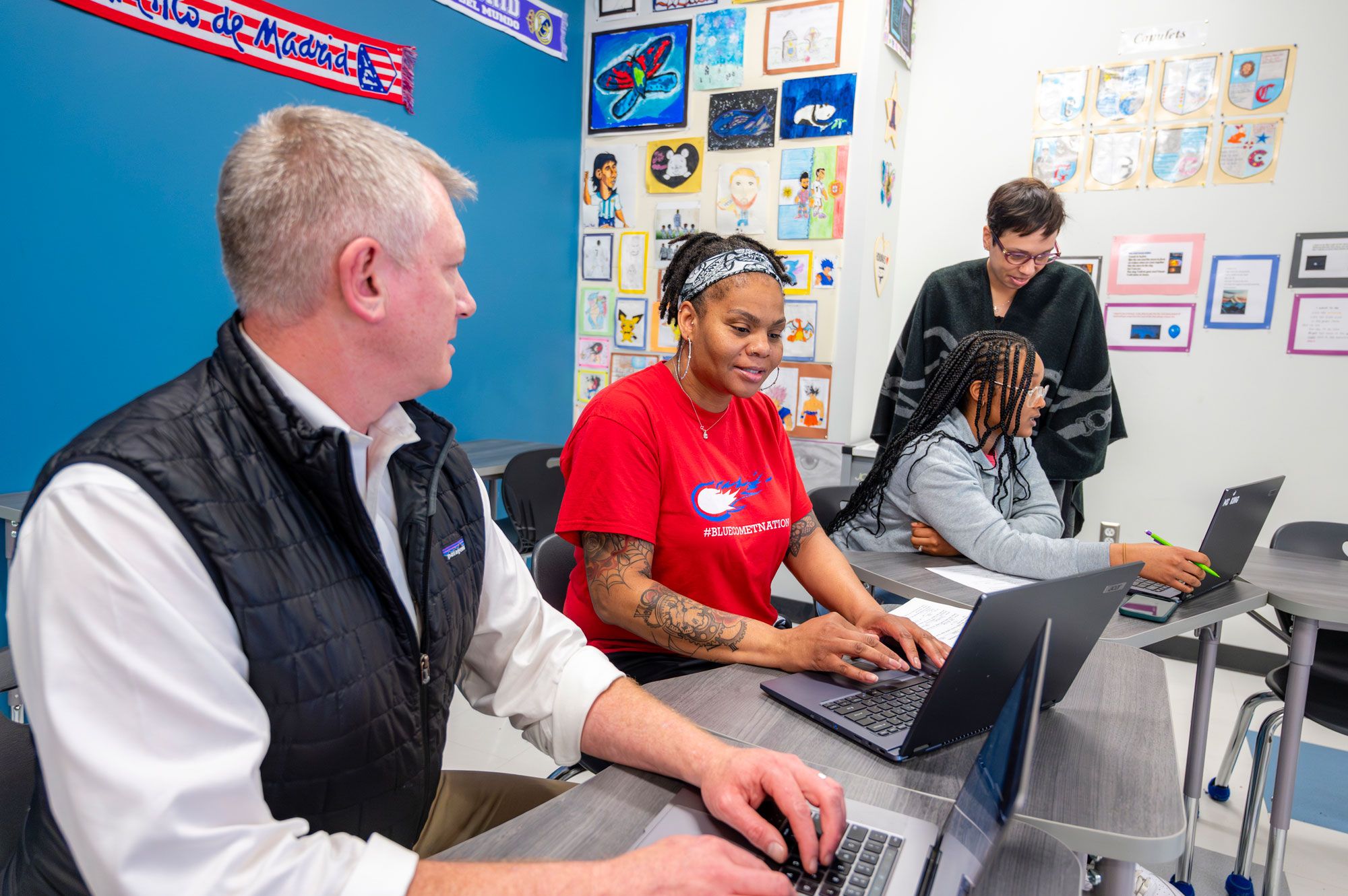 Coker with multiple teachers