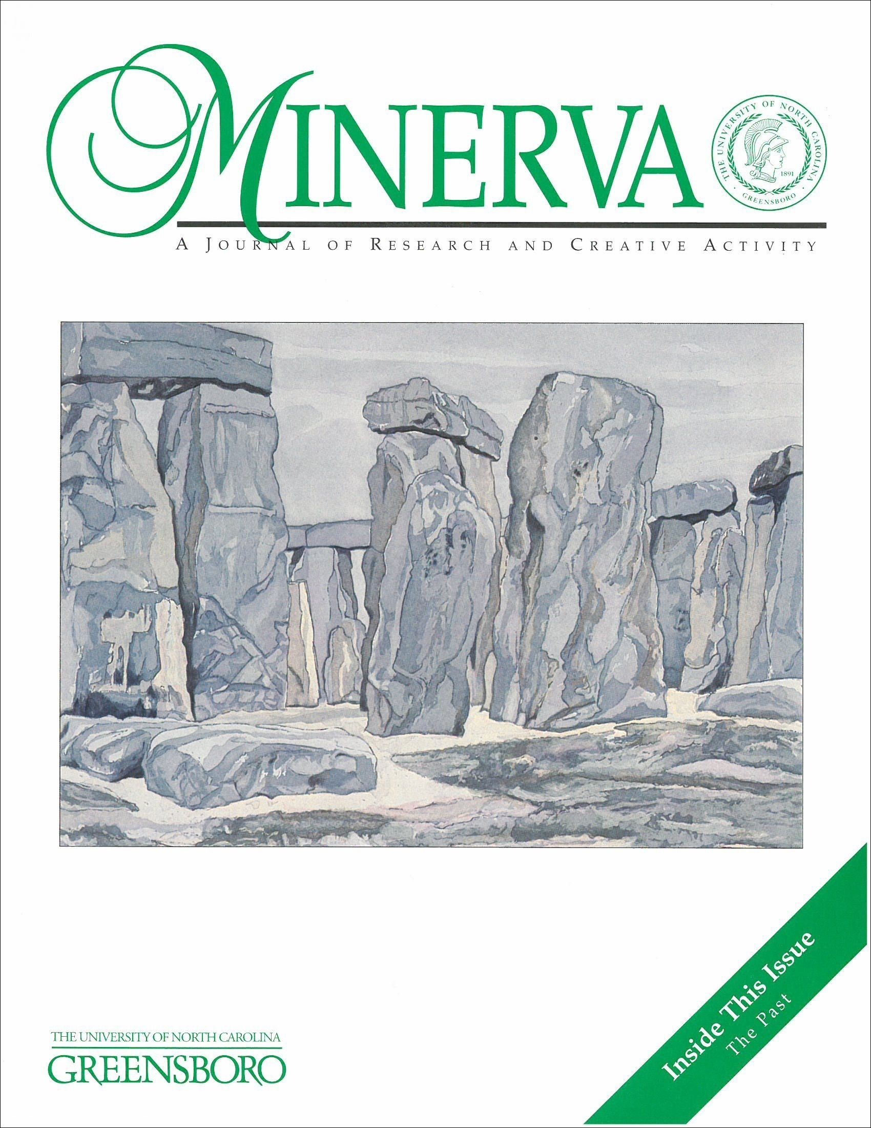 Cover of UNCG's Minerva Winter 1999 issue
