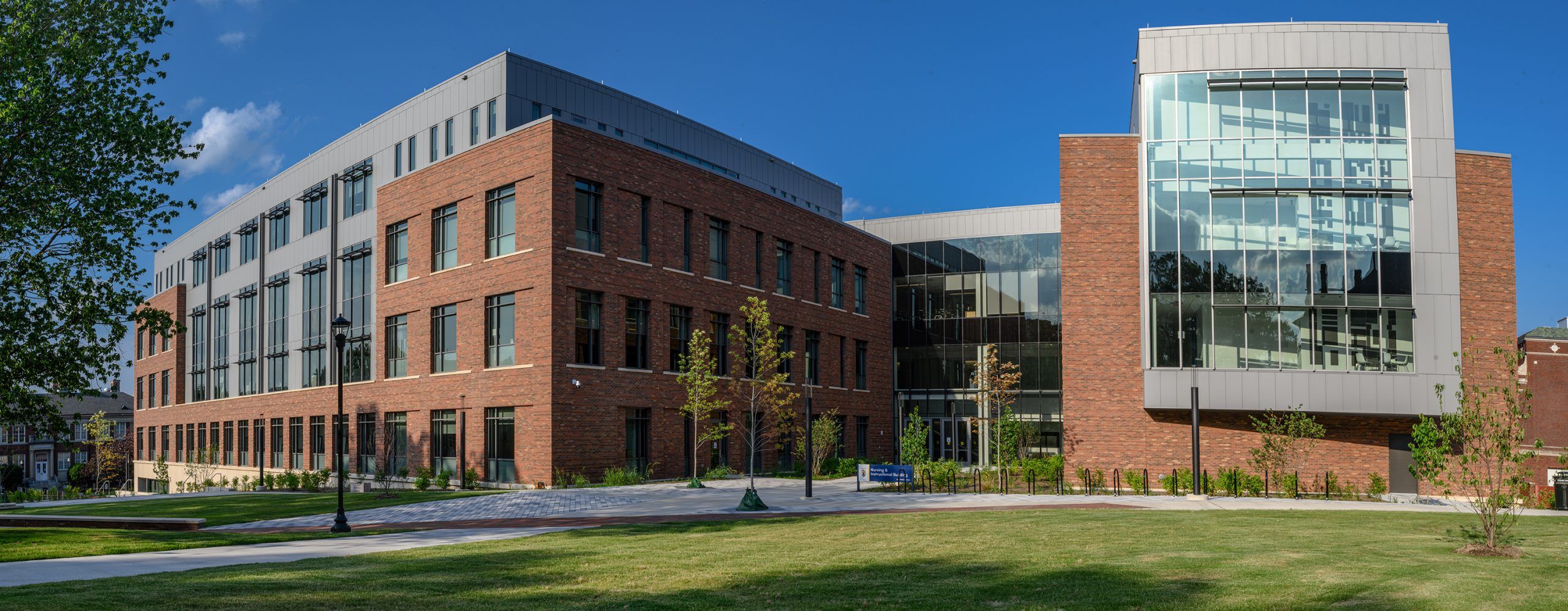 Outside of UNCG's school of nursing building