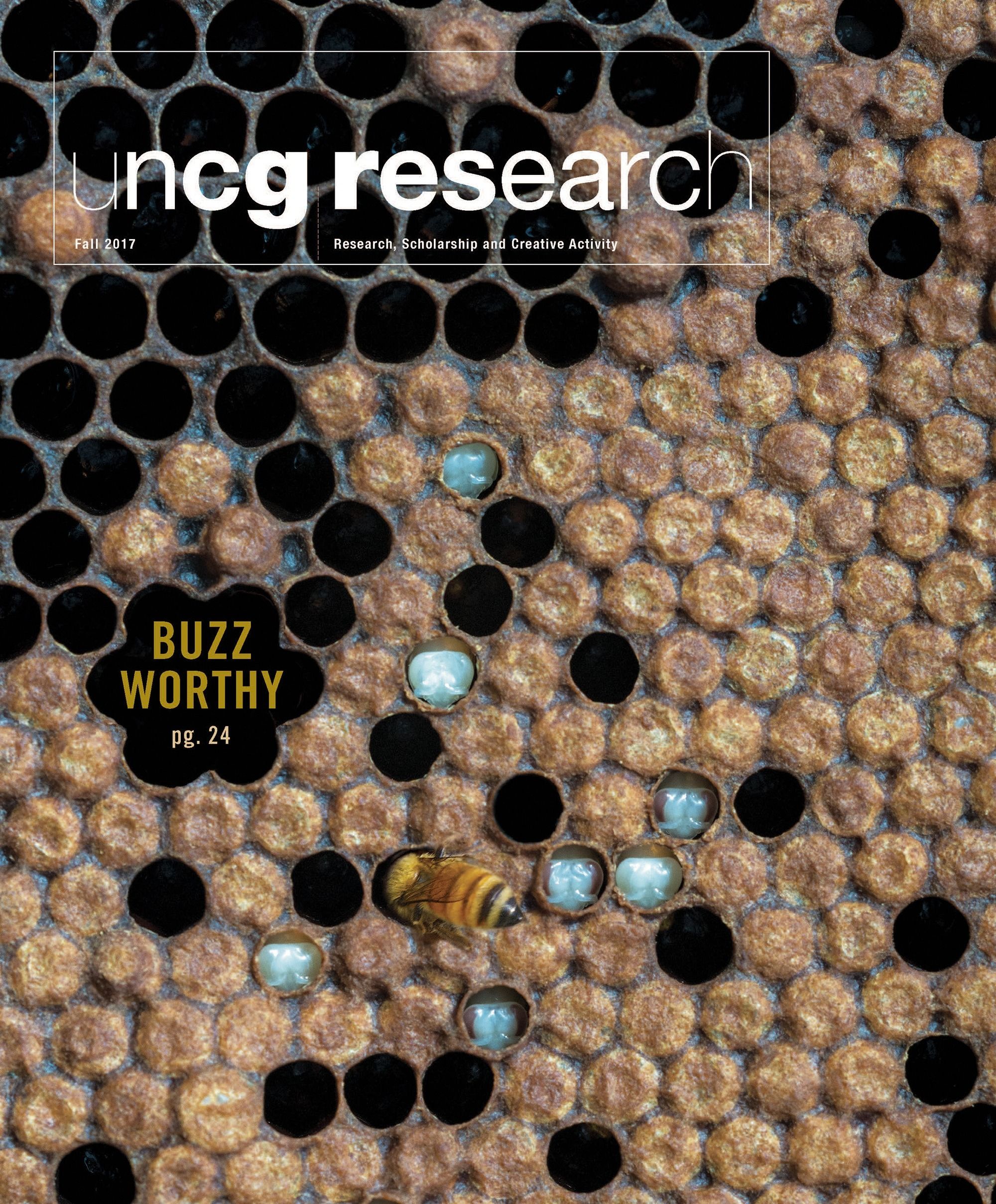 Cover of UNCG's Fall 2017 Research Magazine
