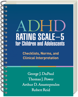 Cover of ADHD Rating Scale for Children and Adolescents by George J. DuPaul, Thomas J. Power, Arthur D. Anastopoulos, and Robert Reid