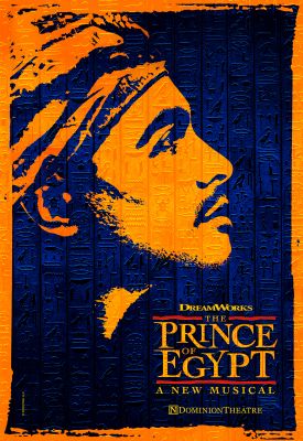 A poster for The Prince of Egypt.