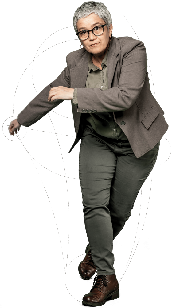 Höfling demonstrates a capoeira movement. 