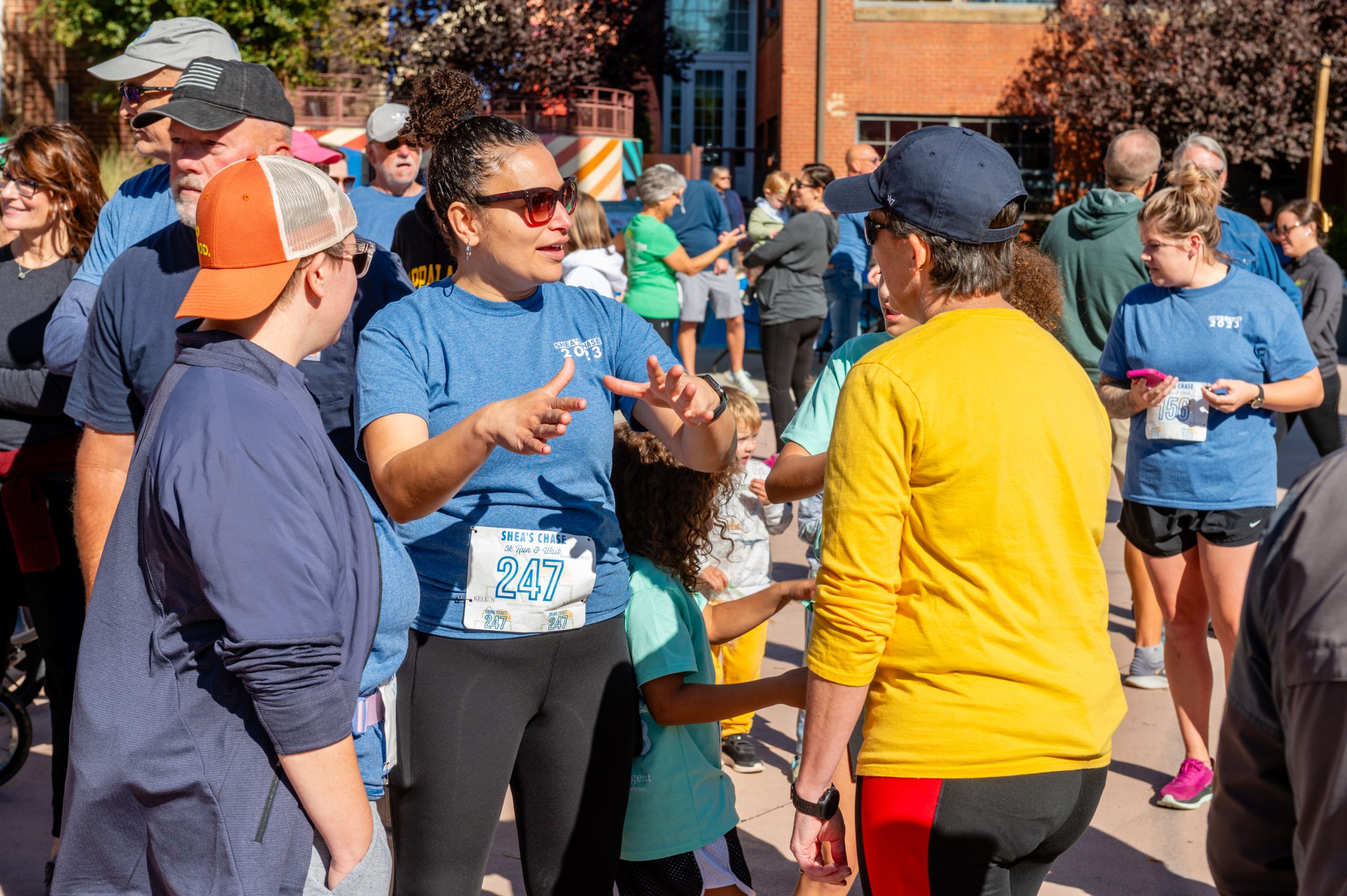 Rose and other associates at Shea's Chase 5k