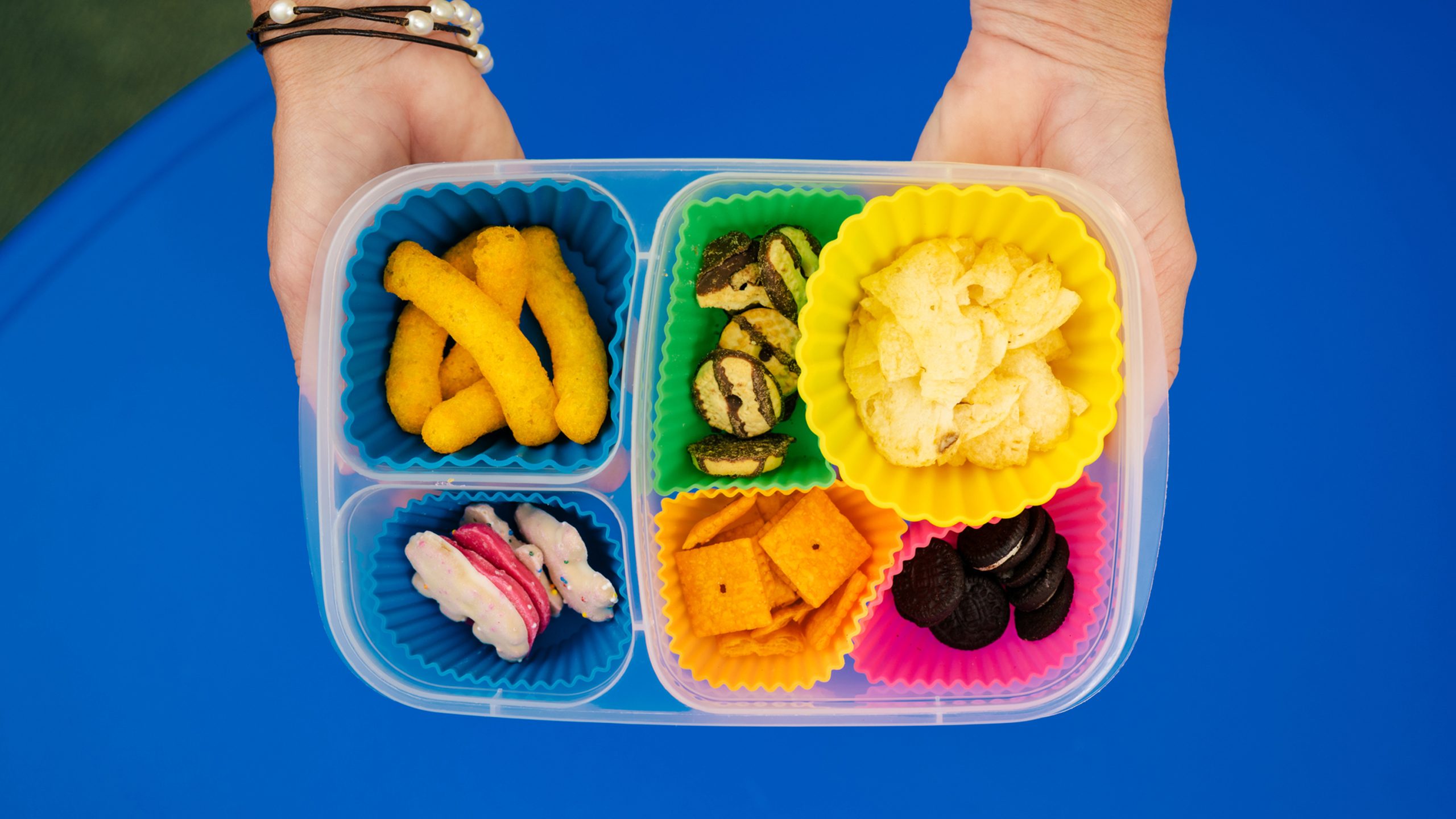 Selection of snacks
